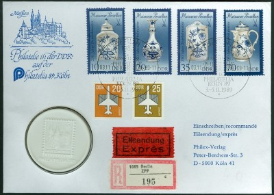 Numisbrief DDR 1989 meißner Porcellan - 1.jpg