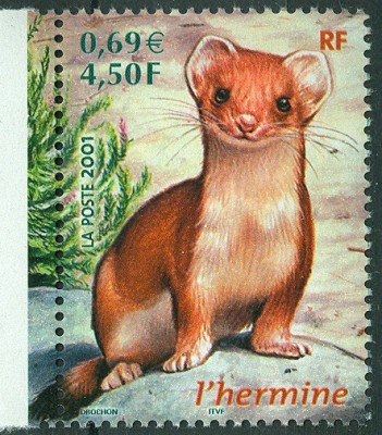 Frankreich 2001 Hermelin Bogenmarke.jpg