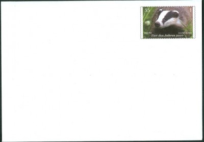Bund 2009 MiNr. Dachs GS WertStempel 55 Cent-1.jpg