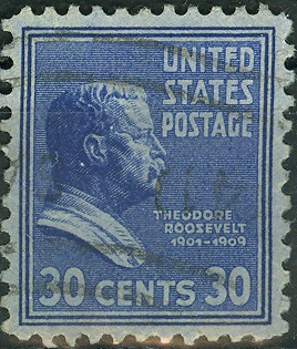 USA 1938, MiNr. 437A, Theodore Roosevelt - 1901-1909.jpg