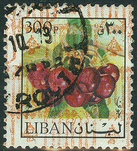 Libanon 1973, MiNr. 1165, Kirschen.jpg